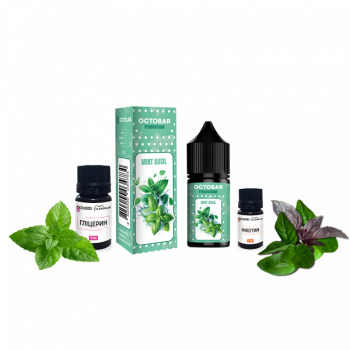 Набор для самозамеса Octobar Fresh & Sour Mint Basil (Мята Базилик, 50 мг, 10 мл)
