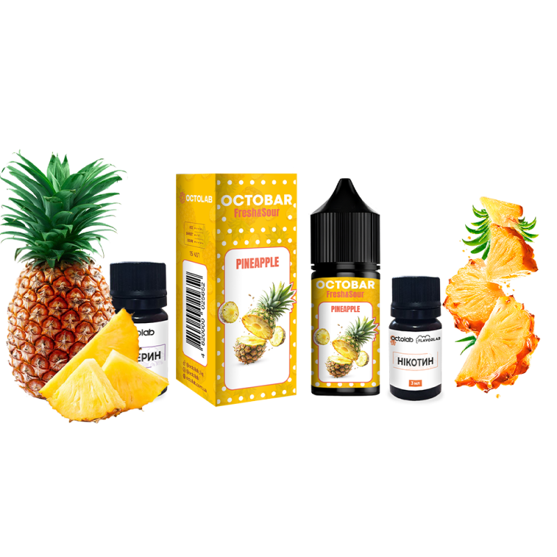 Набор для самозамеса Octobar Fresh & Sour Pineapple (Ананас, 50 мг, 30 мл)