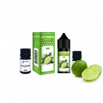 Набор для самозамеса Octobar Fresh & Sour HARD Lime (Лайм, 65 мг, 30 мл)
