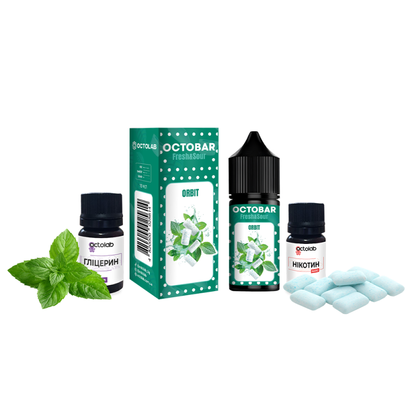 Набор для самозамеса Octobar Fresh & Sour HARD Orbit (Орбит, 65 мг, 30 мл)