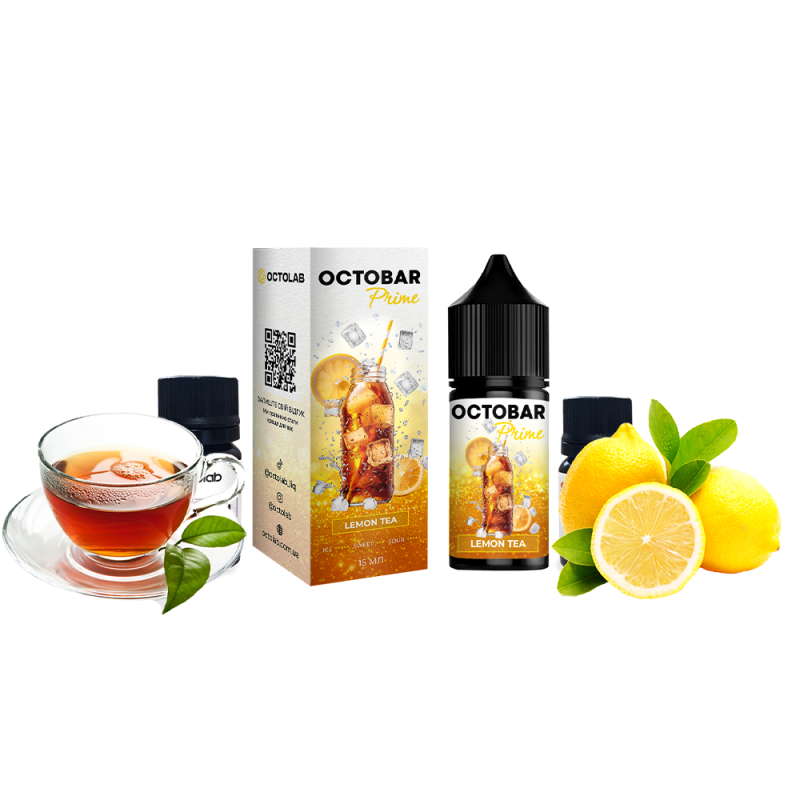 Набор для самозамеса Octobar Prime Lemon Tea (Лимонный Чай, 50 мг, 30 мл)