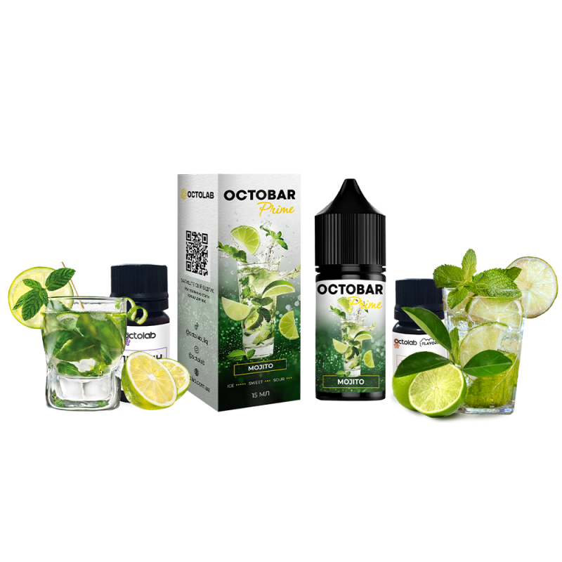 Набор для самозамеса Octobar Prime Mojito (Мохито, 50 мг, 30 мл)