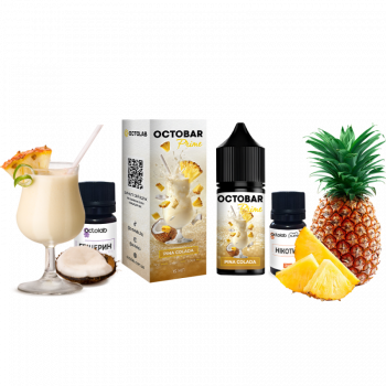 Набор для самозамеса Octobar Prime Pina Colada (Пина Колада, 50 мг, 30 мл)