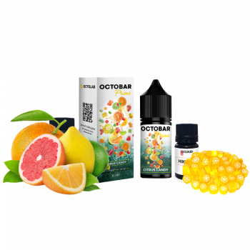 Набор для самозамеса Octobar Prime HARD Citrus Candy (Цитрусовая Конфета, 65 мг, 30 мл)
