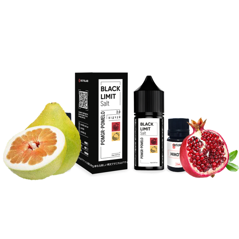 Набор для самозамеса Black Limit Salt HARD Pomegranate Pomelo (Гранат Помело, 65 мг, 30 мл)