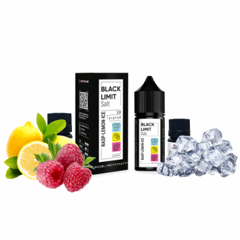 Набор для самозамеса Black Limit Salt HARD Rasp Lemon Ice (Малина Лимон Лёд, 65 мг, 30 мл)