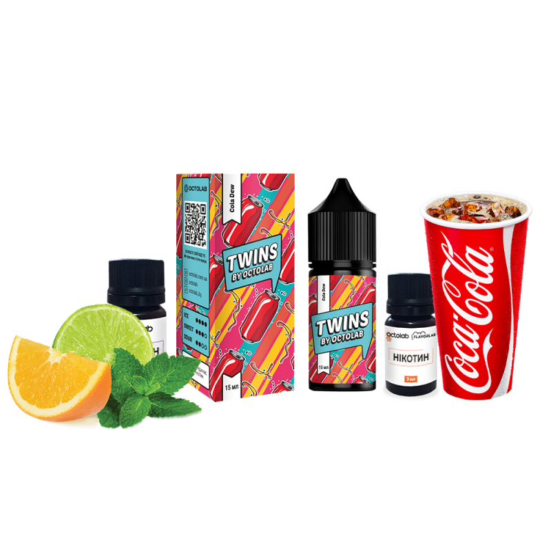 Набор для самозамеса Twins Cola Dew (Кола Дью, 50 мг, 30 мл)