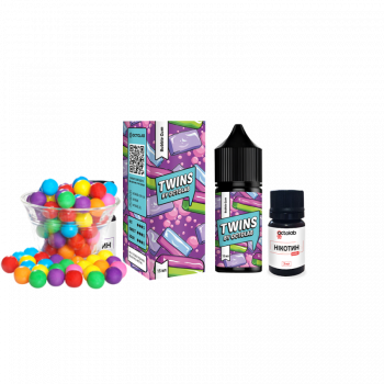 Набор для самозамеса Twins HARD Bubble Gum (Жвачка, 65 мг, 30 мл)