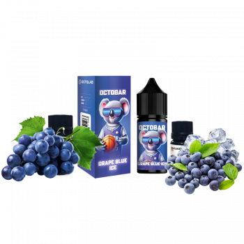 Набор для самозамеса Octobar NFT Grape Blue Ice (Виноград Лёд, 50 мг, 30 мл)