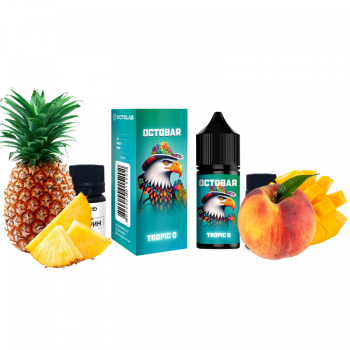 Набор для самозамеса Octobar NFT Tropic Q (Ананас Манго Персик, 50 мг, 30 мл)