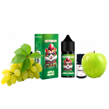 Набор для самозамеса Octobar NFT HARD Apple Grape (Яблоко Виноград, 65 мг, 30 мл)
