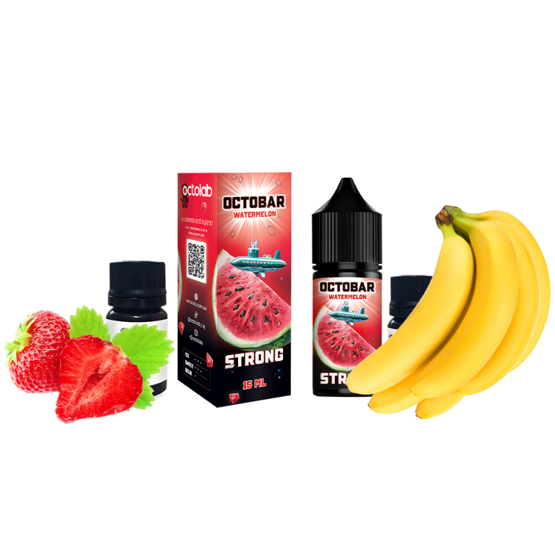 Набор для самозамеса Octobar Strong Banana (Банан, 50 мг, 30 мл)