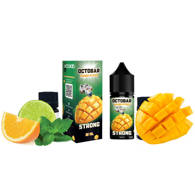 Набор для самозамеса Octobar Strong Mango Citrus (Манго Цитрус, 50 мг, 30 мл)