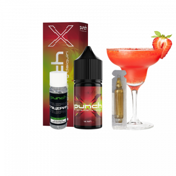 Набор для самозамеса Punch X Strawberry Daiquri (Клубничный Дайкири, 50 мг, 30 мл)