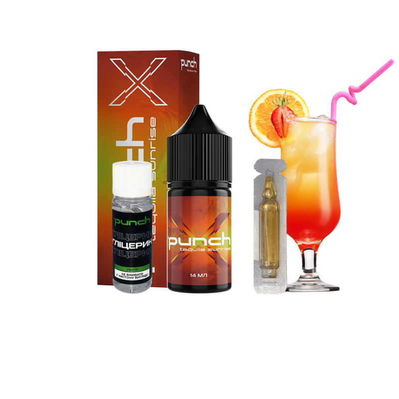 Набор для самозамеса Punch X Tequila Sunrise (Текила Санрайз, 50 мг, 30 мл)