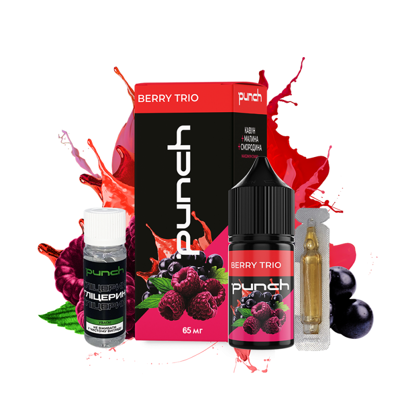 Набор для самозамеса Punch Berry Trio (Берри Трио, 65 мг, 30 мл)