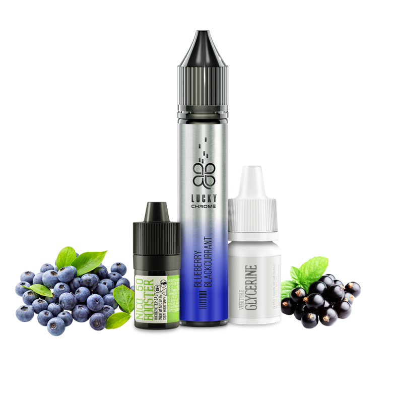 Набор для самозамеса Lucky Chrome Blueberry Blackcurrant (Черника Смородина, 50 мг, 30 мл)