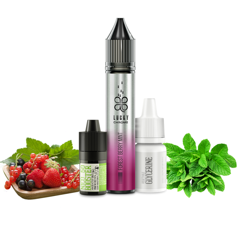 Набор для самозамеса Lucky Chrome Forest Berry Mint (Лесные Ягоды Мята, 50 мг, 30 мл)