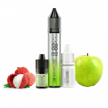 Набор для самозамеса Lucky Chrome Green Apple Lychee (Зелёное Яблоко Личи, 65 мг, 30 мл)