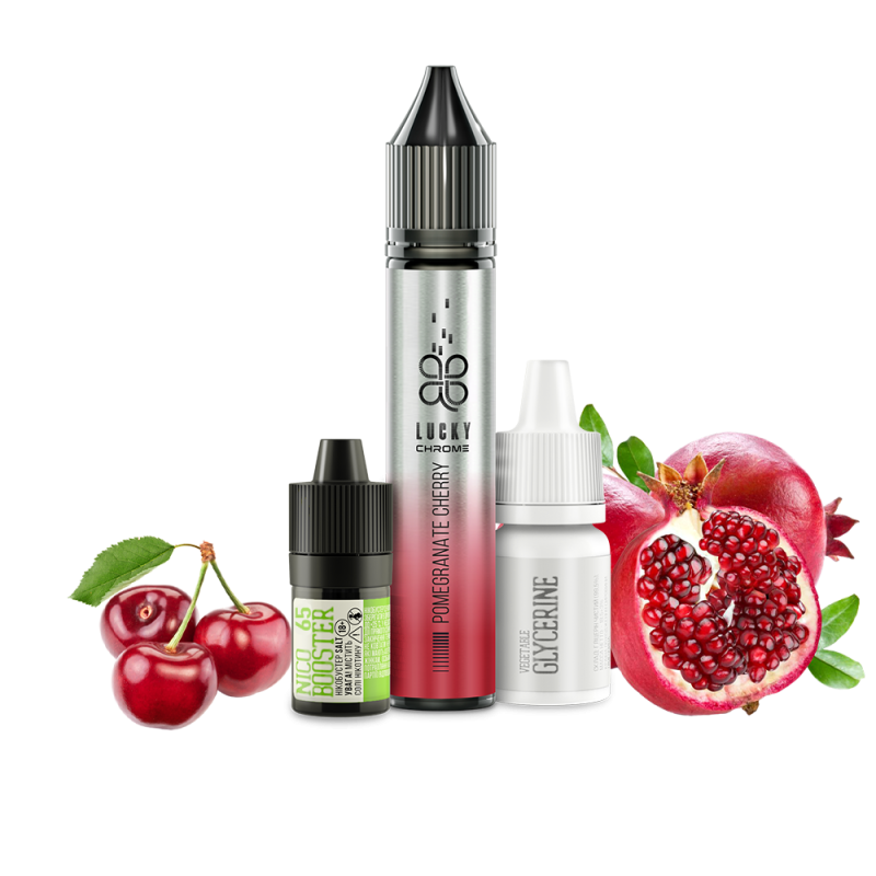Набор для самозамеса Lucky Chrome Pomegranate Cherry (Гранат Вишня, 65 мг, 30 мл)