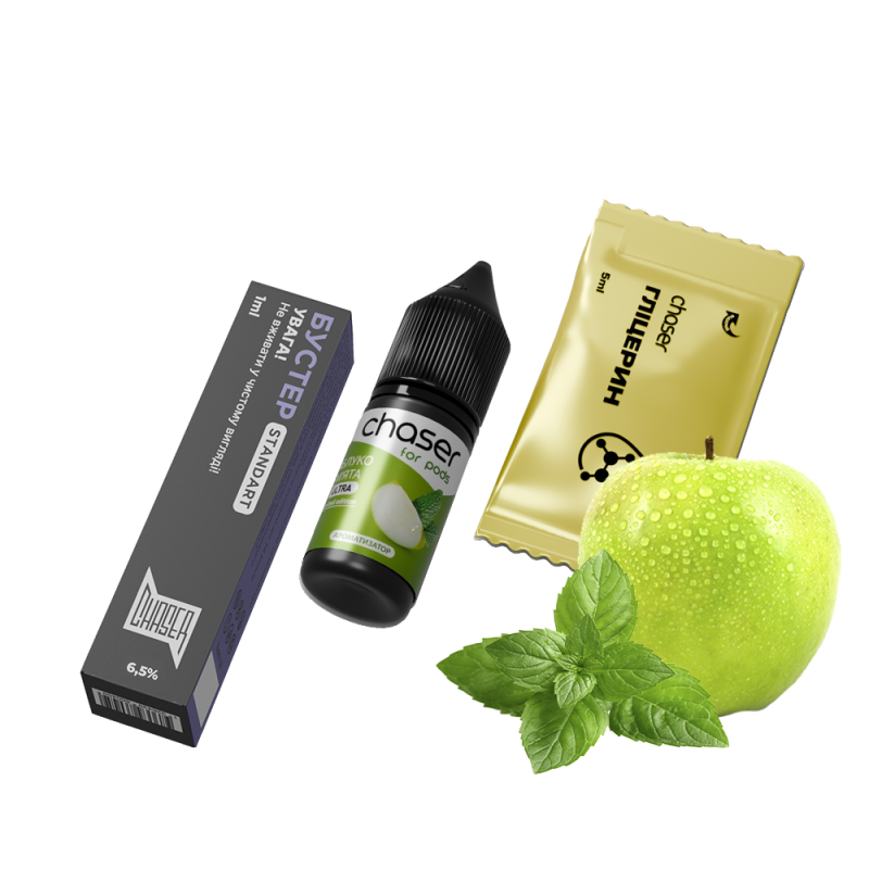 Набор для самозамеса Chaser Яблоко Мята Limited (65 мг, 10 мл)