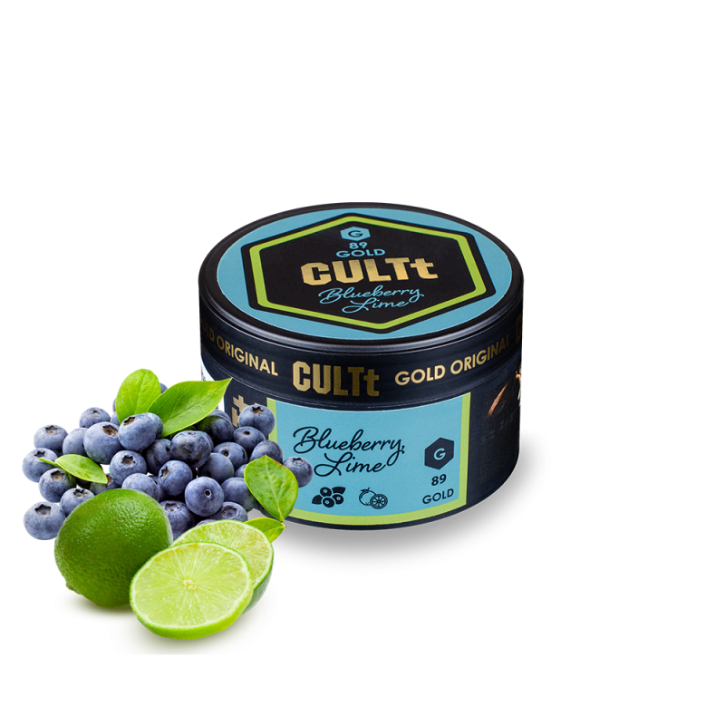 Табак CULTt G89 Blueberry Lime (Голубика Лайм, 100 г)