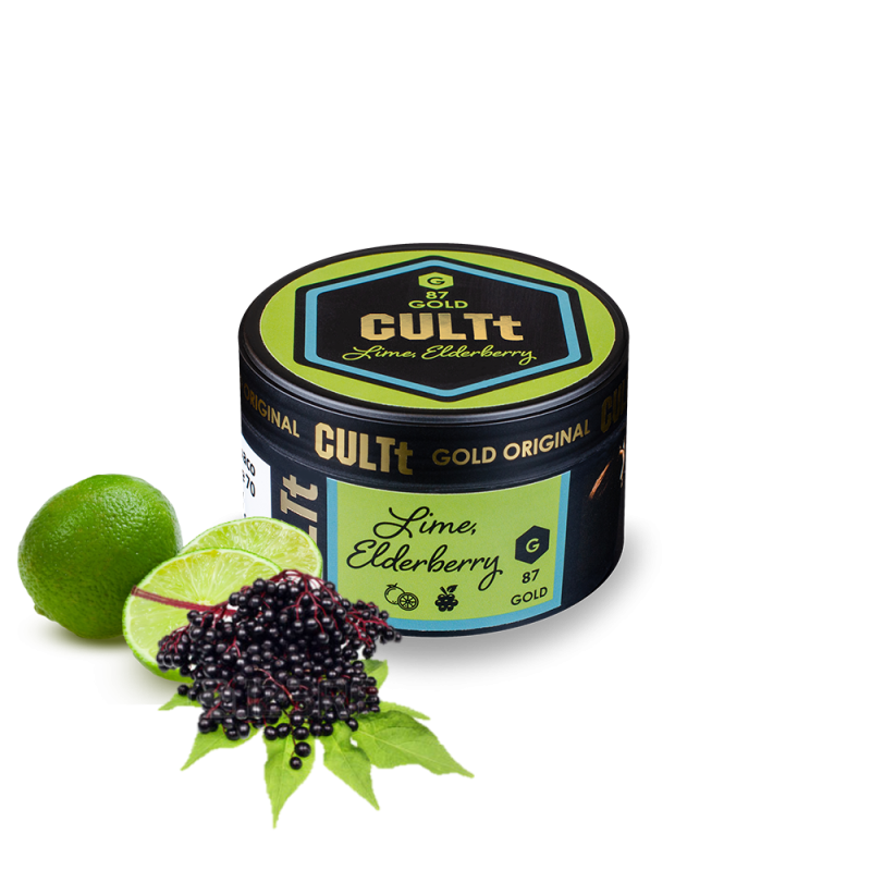 Табак CULTt G87 Lime Elderberry (Лайм Бузина, 100 г)