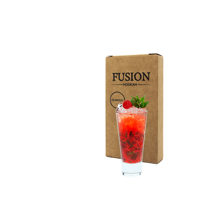Табак Fusion Classic Raspberry Mojito (Малиновое Мохито, 100 г)