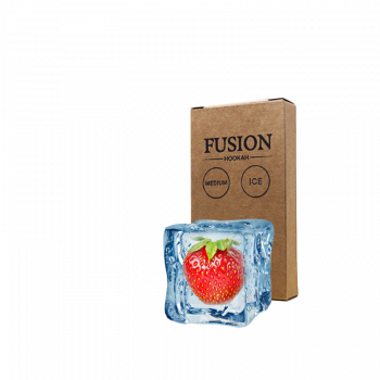 Табак Fusion Medium Ice Strawberry (Клубника Лёд, 100 г)