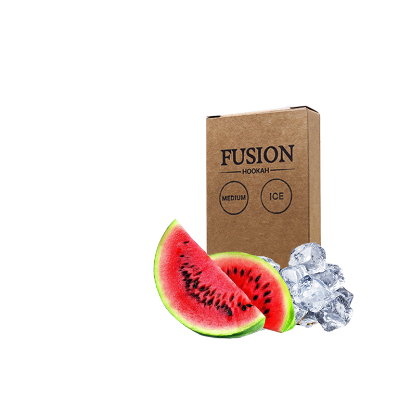 Табак Fusion Medium Ice Watermelon (Арбуз Лёд, 100 г)