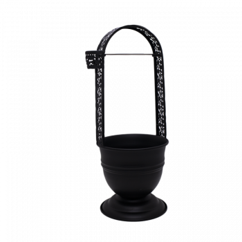 Корзина для угля Black Matt Small (черная матовая, маленькая)