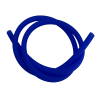 Силиконовый шланг для кальяна Soft Touch Blue (Синий)