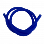 Силиконовый шланг для кальяна Soft Touch Blue (Синий)