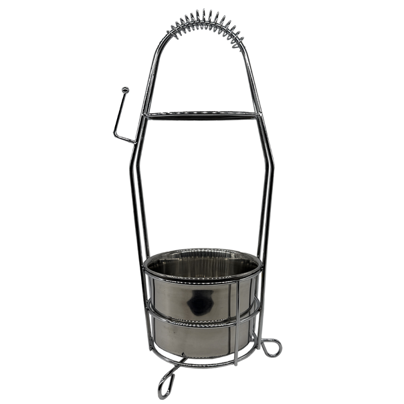 Корзина для угля Silver (Металлик)