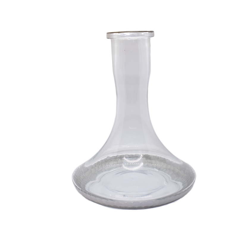 Колба для кальяна Craft Bottom Silver (Прозрачная с серебряным дном)