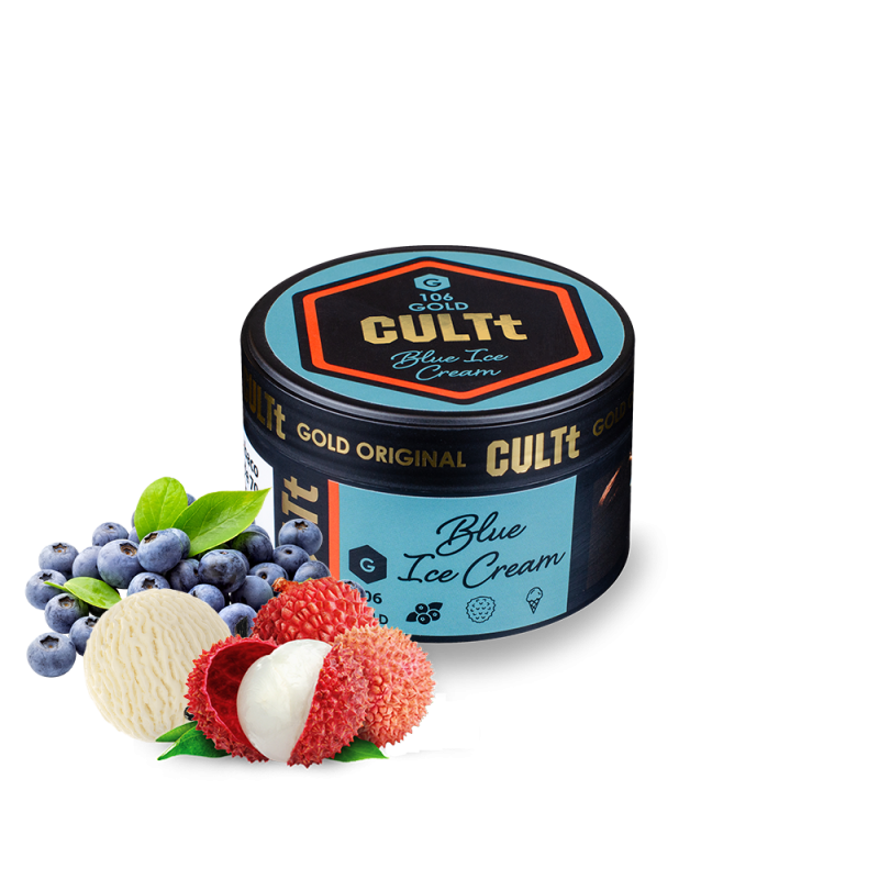 Табак CULTt G106 Blue Ice Cream (Черника Личи Мороженое, 100 г)