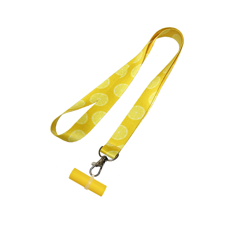 Персональный мундштук силиконовый Personalka Lemons (Жёлтый)