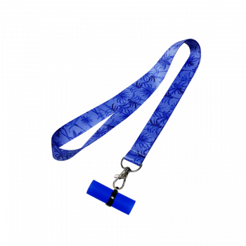 Персональный мундштук силиконовый Personalka Palms (Синий)