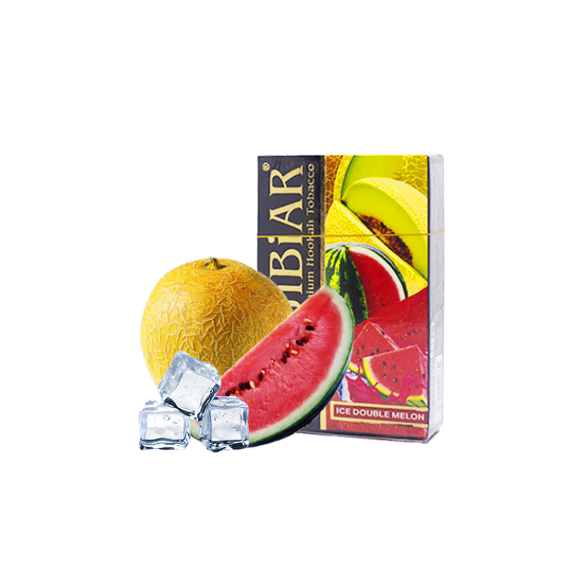 Табак Jibiar Ice double melon (Ледяные Арбуз Дыня, 50 г)