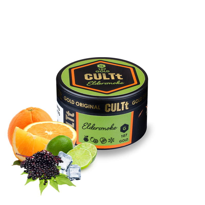 Табак CULTt G107 Elderberry Lime Orange Ice (Бузина Лайм Апельсин Лёд, 100 г)