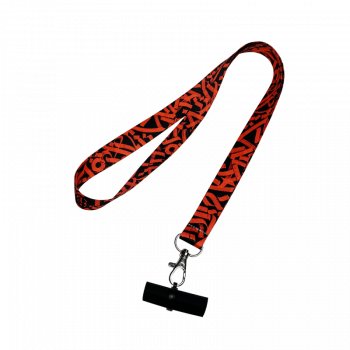 Персональный мундштук силиконовый Personalka Graffiti Red (Красно-чёрный)