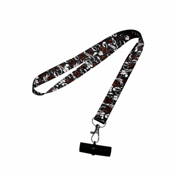 Персональный мундштук силиконовый Personalka Skull (Чёрный)