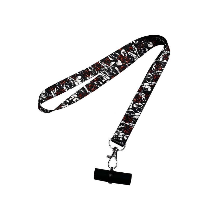 Персональный мундштук силиконовый Personalka Skull (Чёрный)