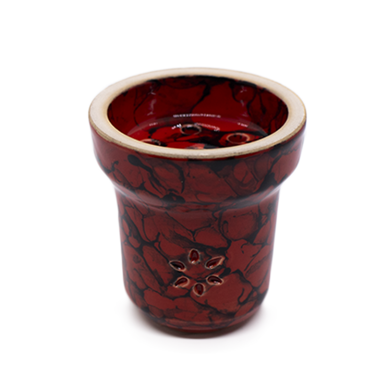 Глиняная чаша Solaris Eva Red Black (Красная глазурь)