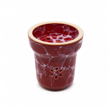 Глиняная чаша Solaris Eva Red White (Белая глазурь)