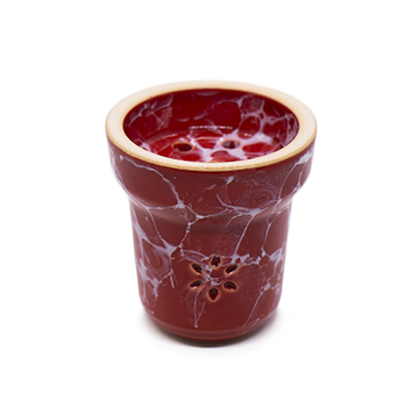 Глиняная чаша Solaris Eva Red White (Белая глазурь)