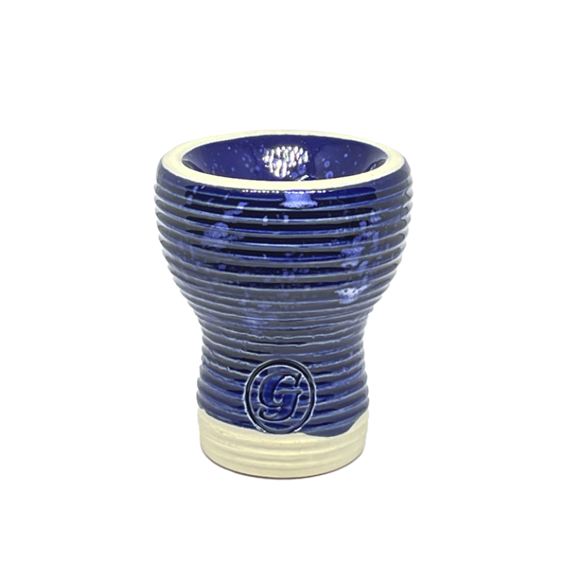 Глиняная чаша GrynBowls Mummy Glaze Blue (Синий)