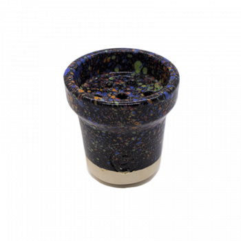 Глиняная чаша GrynBowls Accent White Rainbow (Цветной)