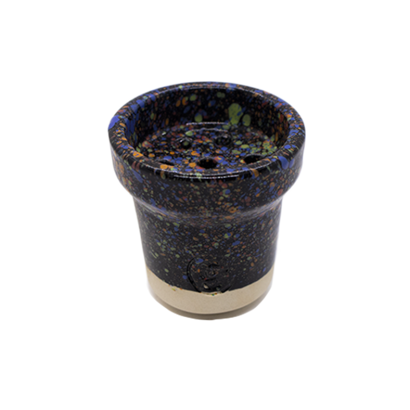 Глиняная чаша GrynBowls Accent White Rainbow (Цветной)