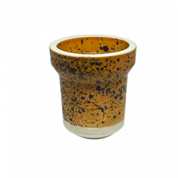 Глиняная чаша GrynBowls Accent White Orange (Оранжевый)